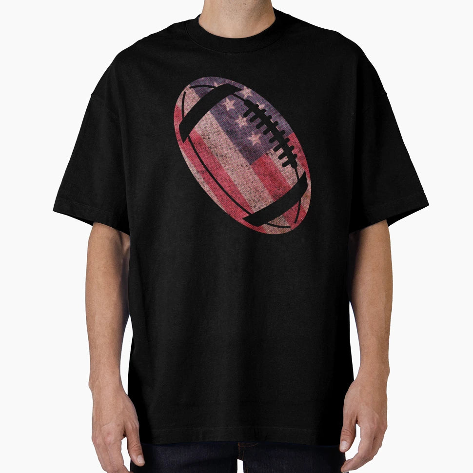 Usa Flag American Football Fan T-Shirt - Streetwear Style for Adults - T-Shirt, Sweatshirt, Hoodie