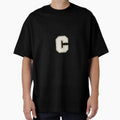 C Letter Patch T-Shirt - Aesthetic Graphic for Adults - T-Shirt, Sweatshirt, Hoodie