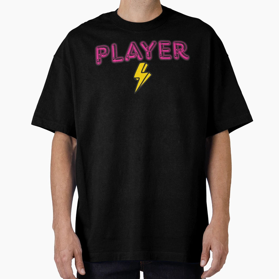 Player Lightning Bolt T-Shirt - Graphic Print Unisex - T-Shirt, Sweatshirt, Hoodie