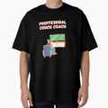 Professional Couch Coach Funny Sports T-Shirt - Trendy Graphic Unisex - T-Shirt, Sweatshirt, Hoodie