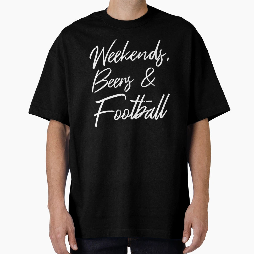 Weekends Beers And Football Iii T-Shirt - Graphic Print for Adults - T-Shirt, Sweatshirt, Hoodie