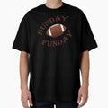 Sunday Funday Football Sport Short T-Shirt - Unique Graphic for Adults - T-Shirt, Sweatshirt, Hoodie