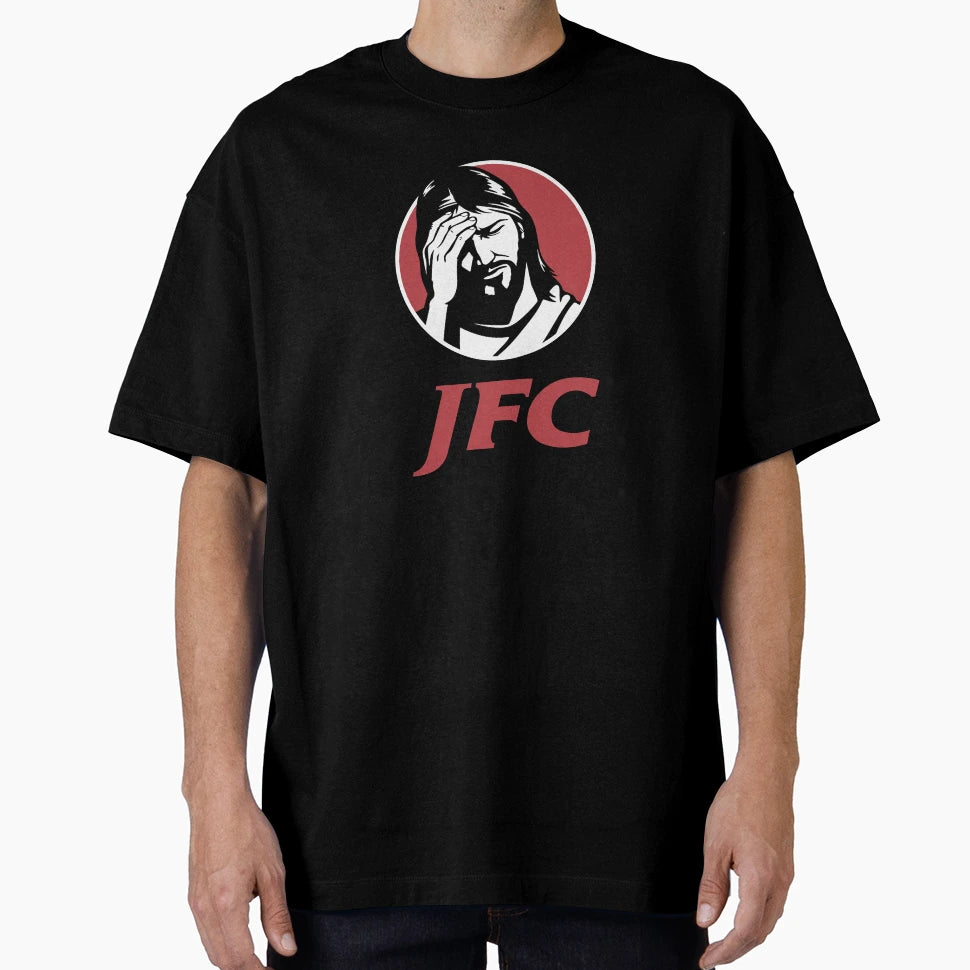 Jfc Jesus F Christ Funny Parody Bold T-Shirt - Unique Graphic Unisex - T-Shirt, Sweatshirt, Hoodie