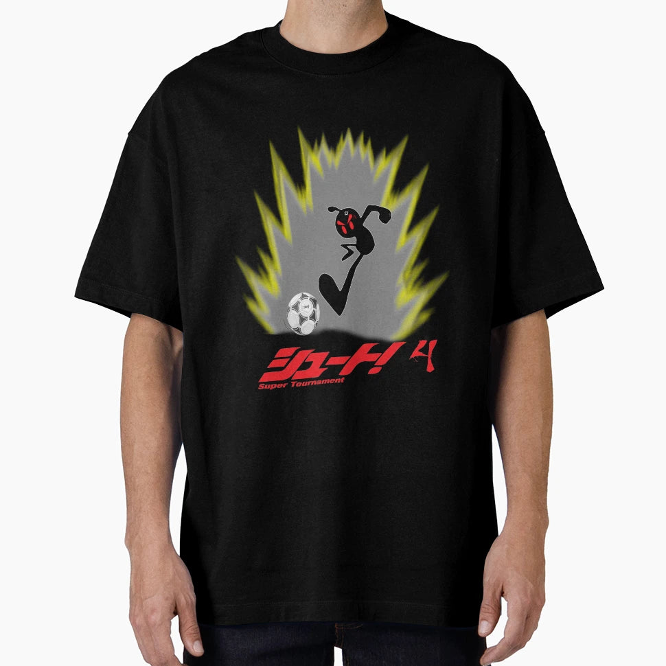 Stickman Football Shoot 4 Super T-Shirt - Unique Graphic Men Women - T-Shirt, Sweatshirt, Hoodie