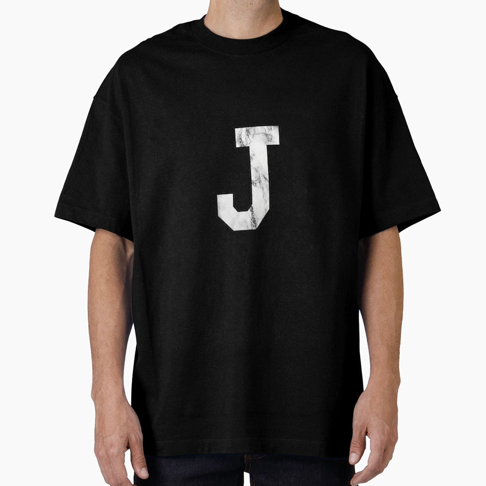 Letter J T-Shirt - Minimalist Print for Adults - T-Shirt, Sweatshirt, Hoodie