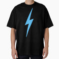 Blue Lightning Bolt T-Shirt - Custom Art Print Unisex - T-Shirt, Sweatshirt, Hoodie