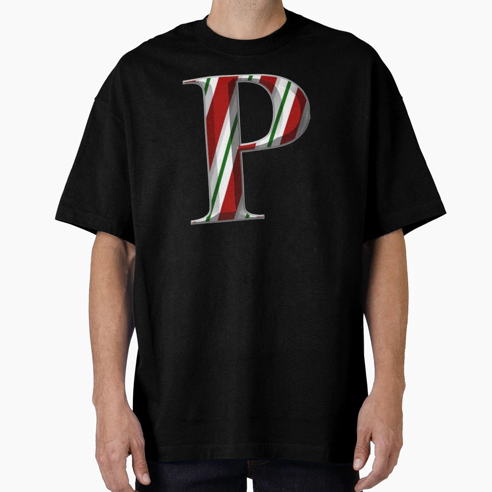 Monogram Letter P T-Shirt - Graphic Print Men Women - T-Shirt, Sweatshirt, Hoodie