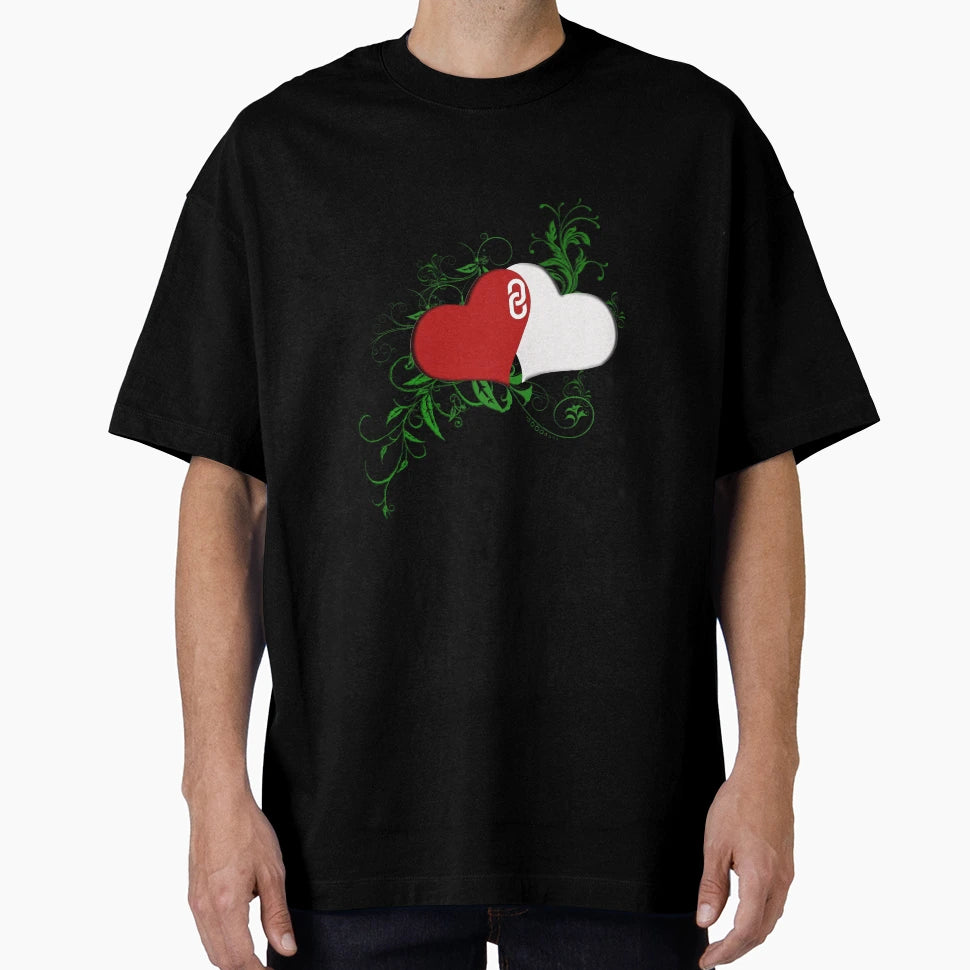Linked Hearts Love T-Shirt - Graphic Print Men Women - T-Shirt, Sweatshirt, Hoodie
