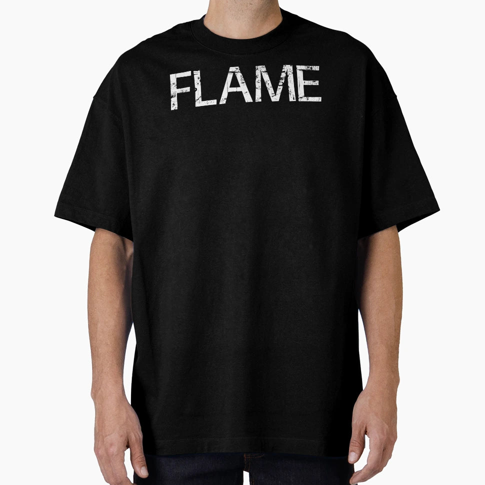 Flame T-Shirt - Custom Art Print for Adults - T-Shirt, Sweatshirt, Hoodie