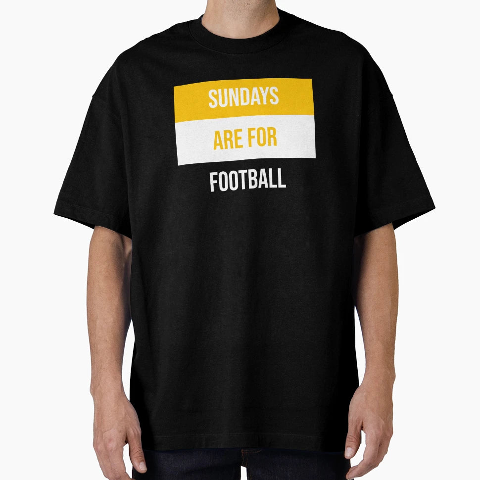 Sundays Are Football T-Shirt - Custom Art Print Men Women - T-Shirt, Sweatshirt, Hoodie