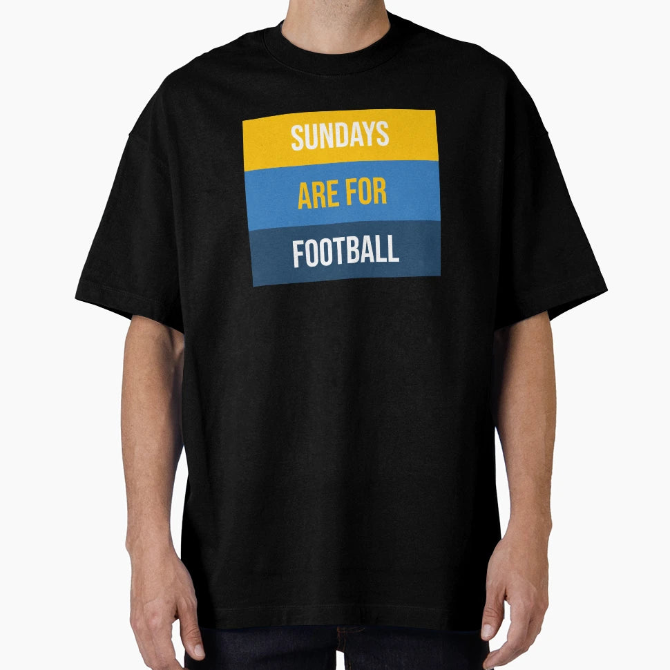 Sundays Are Football T-Shirt - Custom Art Print for Adults - T-Shirt, Sweatshirt, Hoodie