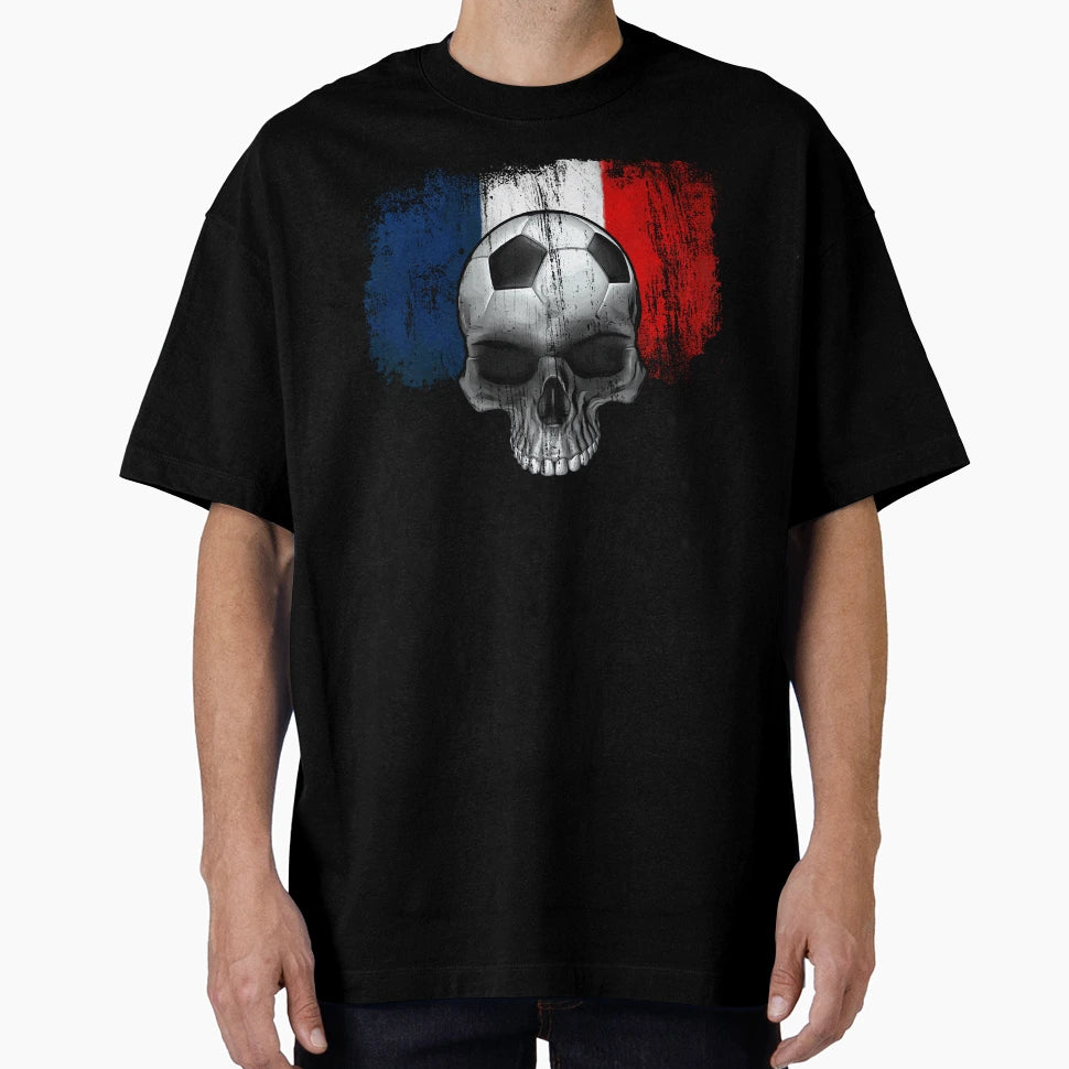 French Football Fan T-Shirt - Minimalist Print for Adults - T-Shirt, Sweatshirt, Hoodie