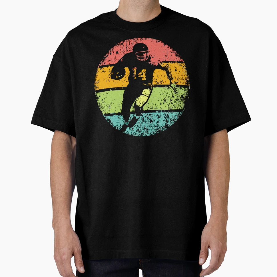 Football Icon Sports Art Game Day Vibes T-Shirt - Trendy Graphic Men Women - T-Shirt, Sweatshirt, Hoodie