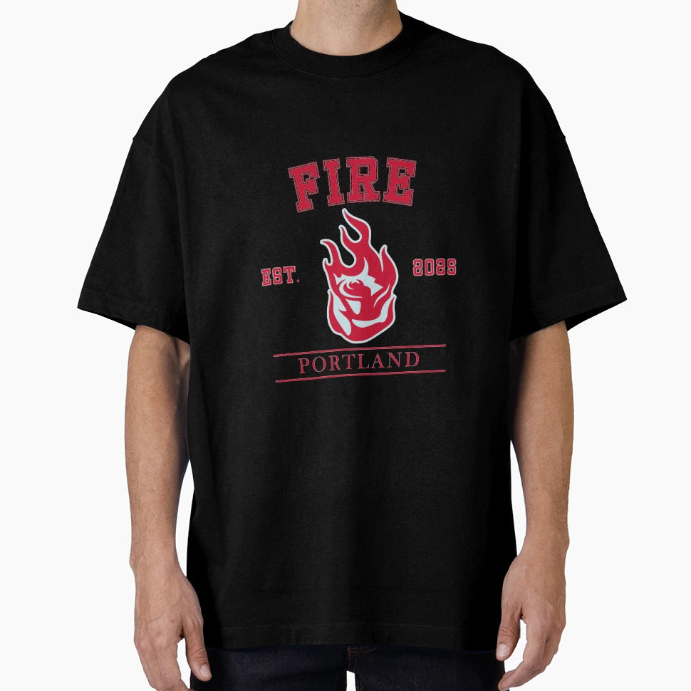 Portland Fire Wnba Logo T-Shirt - Custom Art Print for Adults - T-Shirt, Sweatshirt, Hoodie