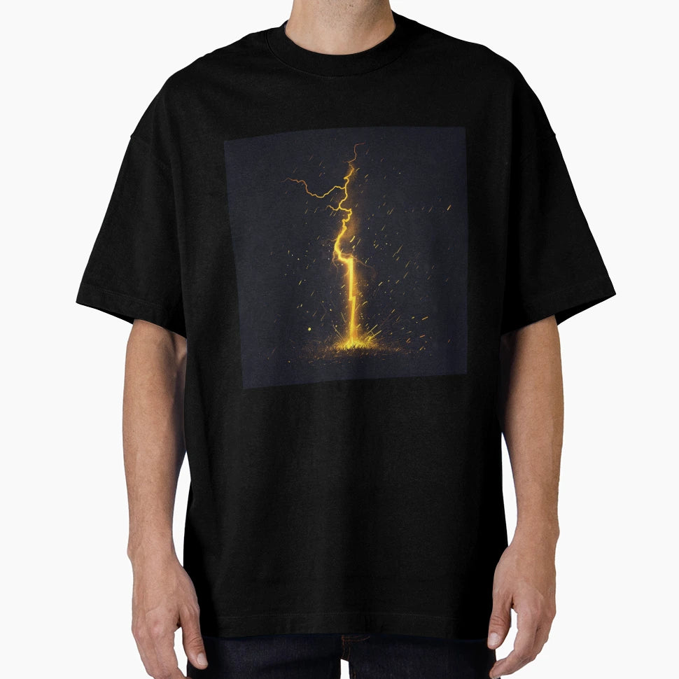 Striking Lightning Bolt T-Shirt - Minimalist Print for Adults - T-Shirt, Sweatshirt, Hoodie