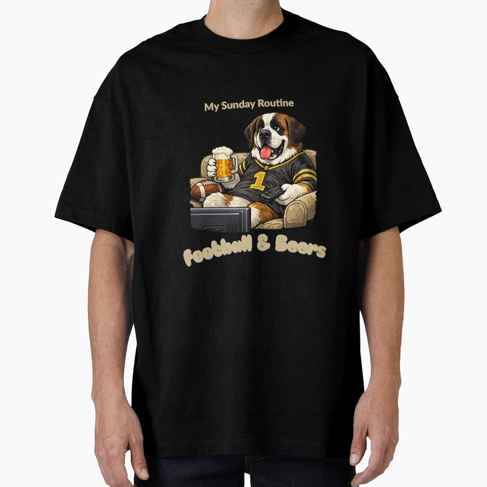 New Orleans Saints Sunday Football T-Shirt - Fun Novelty Design for Adults - T-Shirt, Sweatshirt, Hoodie