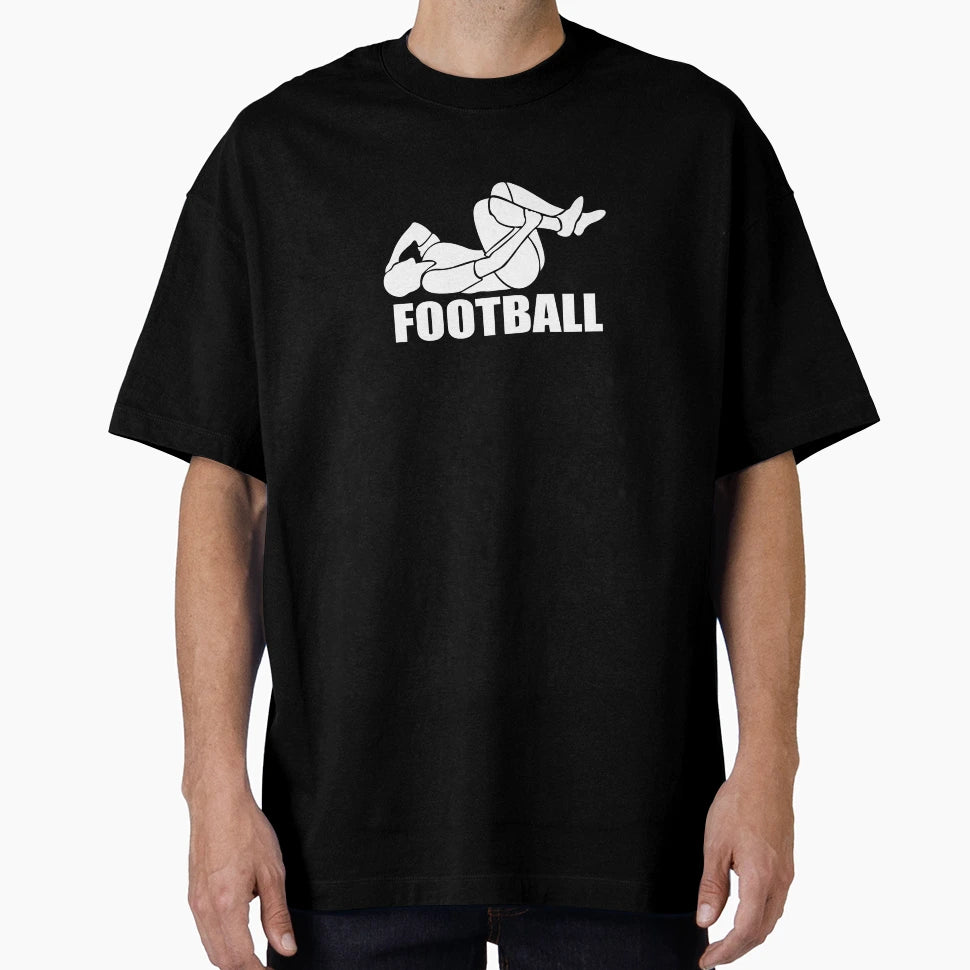 Football White T-Shirt - Custom Art Print Men Women - T-Shirt, Sweatshirt, Hoodie