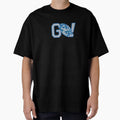 Go Blue And Silver T-Shirt - Trendy Graphic Men Women - T-Shirt, Sweatshirt, Hoodie