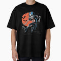American Football Skeleton Halloween T-Shirt - Streetwear Style for Adults - T-Shirt, Sweatshirt, Hoodie