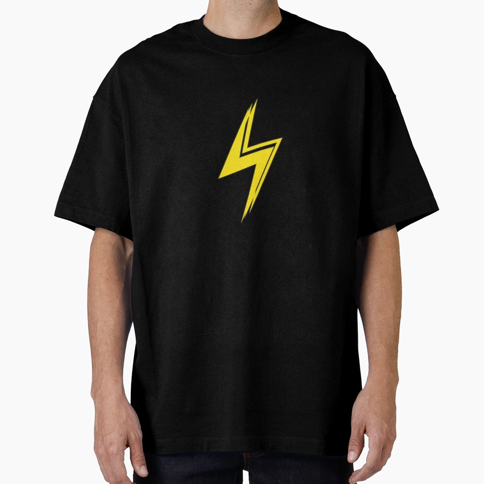 Lightning Emoticon Thunder Logo T-Shirt - Graphic Print Unisex - T-Shirt, Sweatshirt, Hoodie