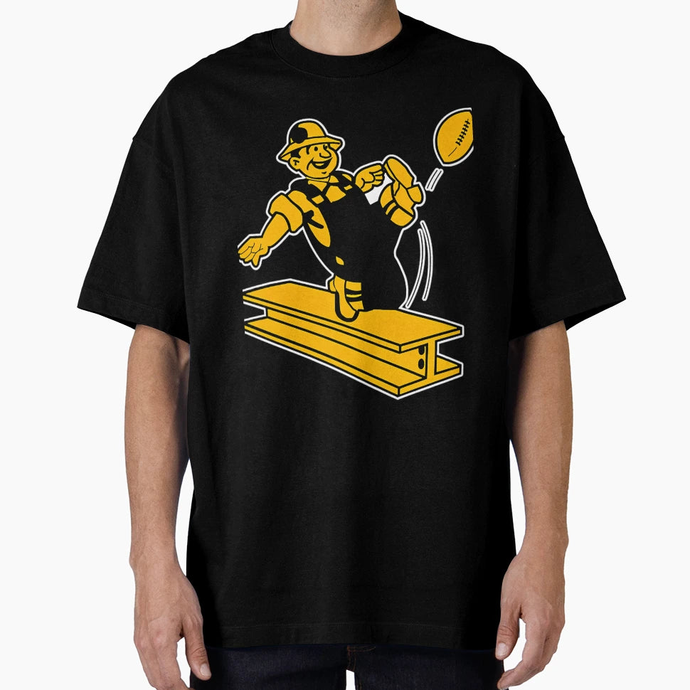 1962 Steelers Steely Mcbeam T-Shirt - Novelty Apparel for Adults - T-Shirt, Sweatshirt, Hoodie