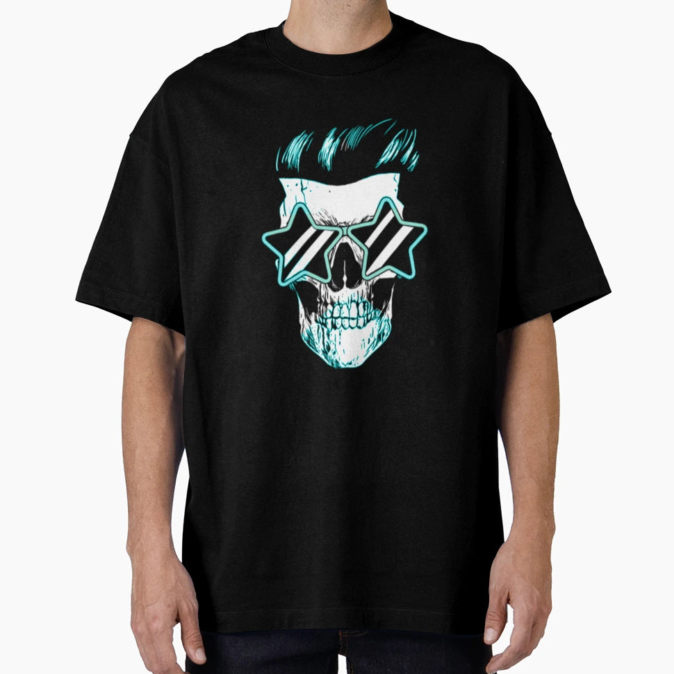 Music Skull T-Shirt - Novelty Apparel for Adults - T-Shirt, Sweatshirt, Hoodie