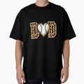 Leopard Baseball Dad Heart Sport T-Shirt - Casual Everyday Wear for Adults - T-Shirt, Sweatshirt, Hoodie