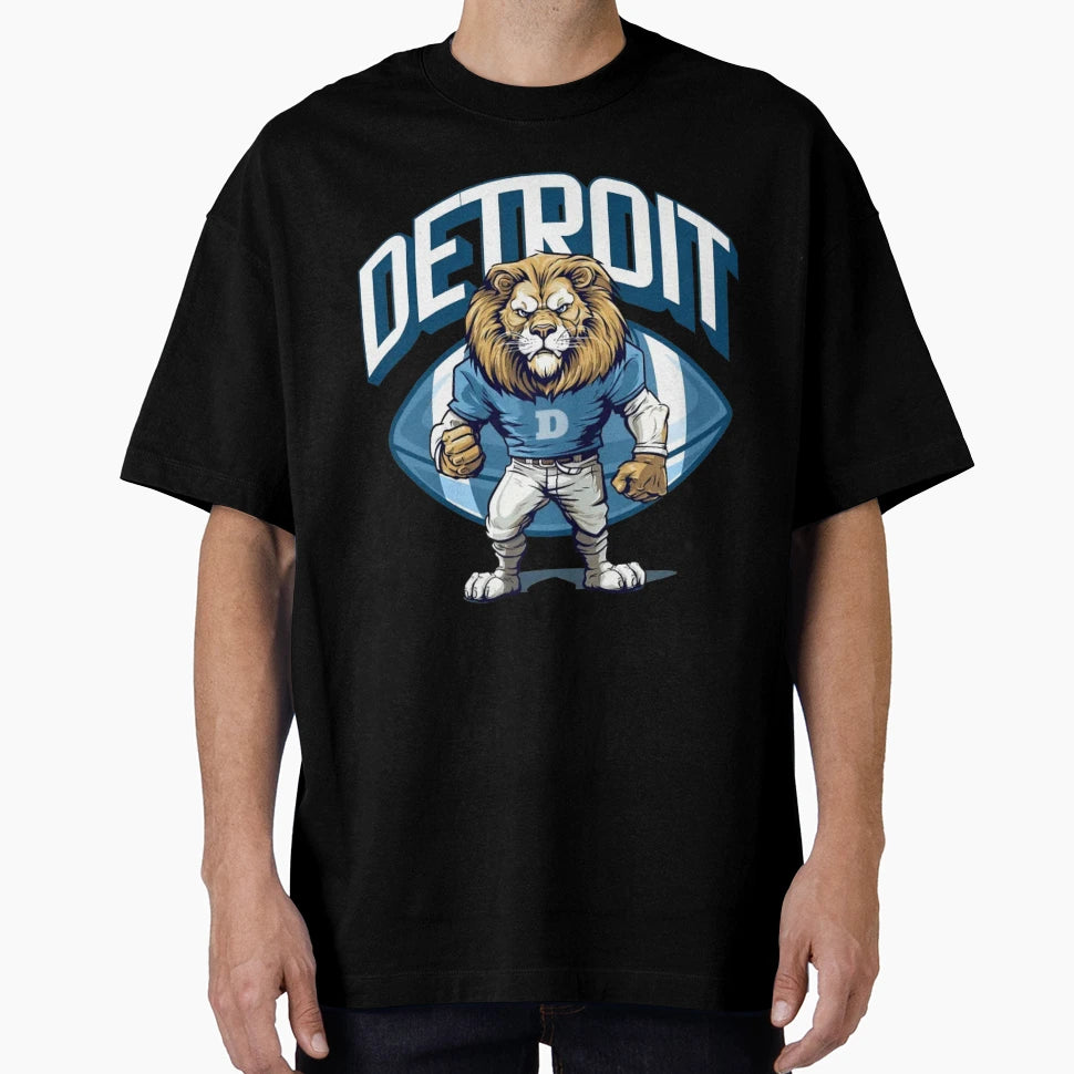 Football Detroit Lions T-Shirt - Novelty Apparel for Adults - T-Shirt, Sweatshirt, Hoodie