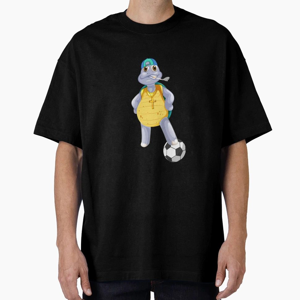 Soccer Turtle Gift T-Shirt - Minimalist Print for Adults - T-Shirt, Sweatshirt, Hoodie