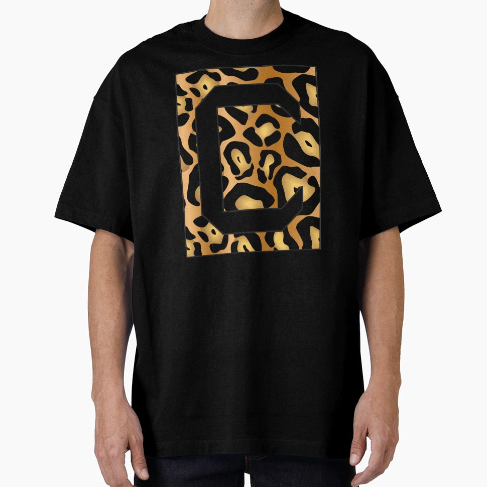 Letter C Jaguar Stencil Font T-Shirt - Custom Art Print Men Women - T-Shirt, Sweatshirt, Hoodie