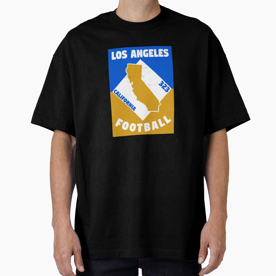 Los Angeles C Football T-Shirt - Custom Art Print Men Women - T-Shirt, Sweatshirt, Hoodie