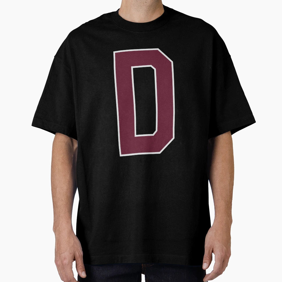 Letter D Bold Collegiate Font T-Shirt - Fun Novelty Design Men Women - T-Shirt, Sweatshirt, Hoodie