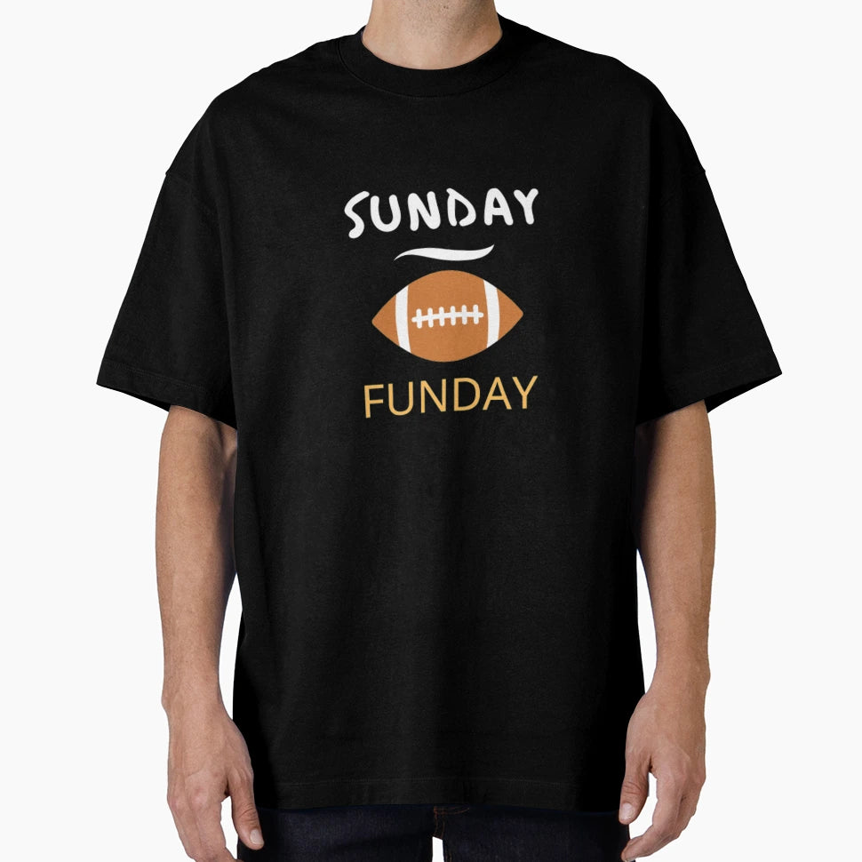 American Football Sunday Funday Nfl T-Shirt - Graphic Print Unisex - T-Shirt, Sweatshirt, Hoodie