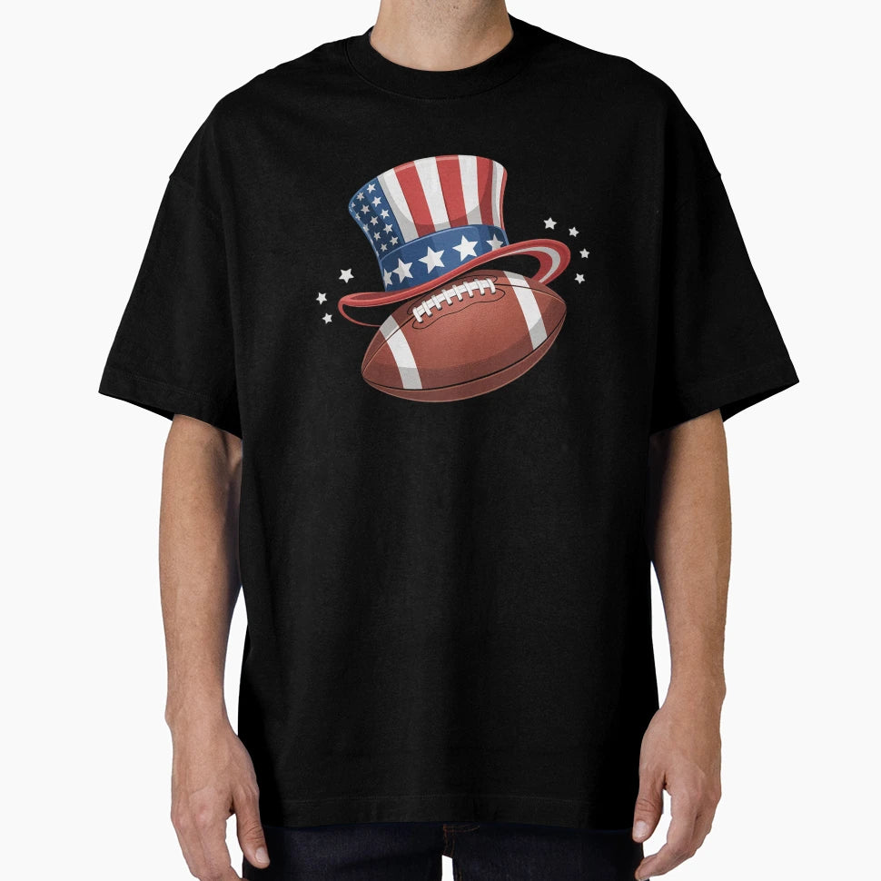 4Th July Football Player T-Shirt - Unique Graphic for Adults - T-Shirt, Sweatshirt, Hoodie