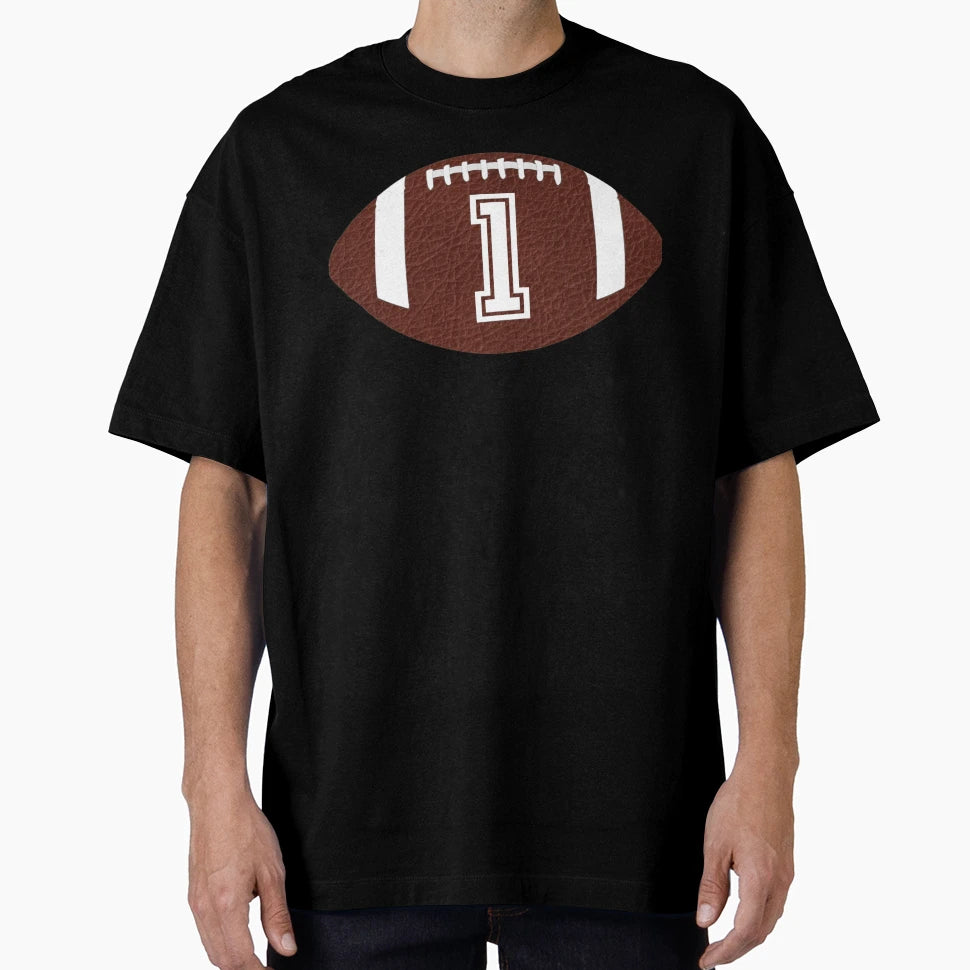 American Football Jersey No 1 Back Number 1 T-Shirt - Unique Graphic Unisex - T-Shirt, Sweatshirt, Hoodie