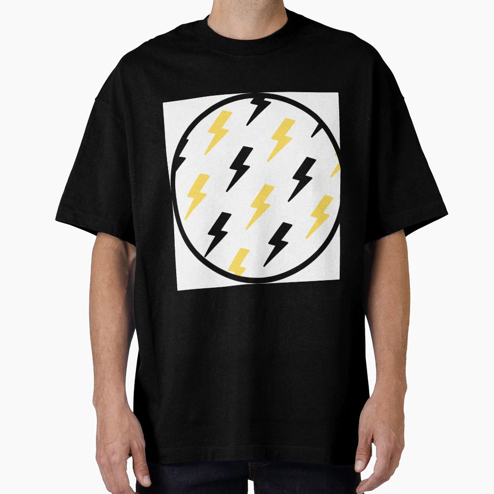Round Lightning Bolt T-Shirt - Fun Novelty Design Men Women - T-Shirt, Sweatshirt, Hoodie