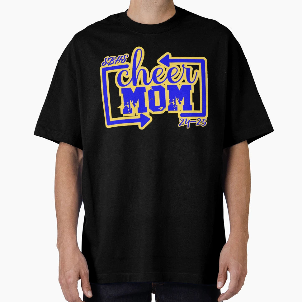 Sbhs Cheer Mom T-Shirt - Novelty Apparel Unisex - T-Shirt, Sweatshirt, Hoodie