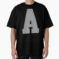 Alphabet Silver Sports Letter T-Shirt - Novelty Apparel for Adults - T-Shirt, Sweatshirt, Hoodie