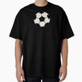 Black White Football Sport T-Shirt - Minimalist Print Unisex - T-Shirt, Sweatshirt, Hoodie