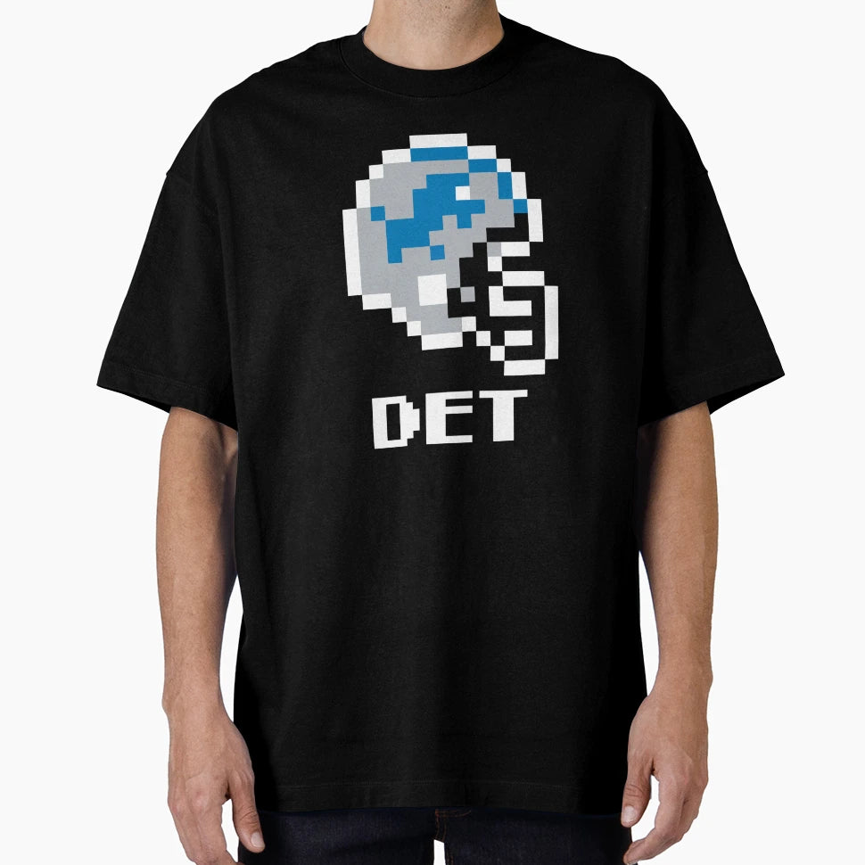 Detroit Lions Tecmo Super Bowl T-Shirt - Casual Everyday Wear Men Women - T-Shirt, Sweatshirt, Hoodie