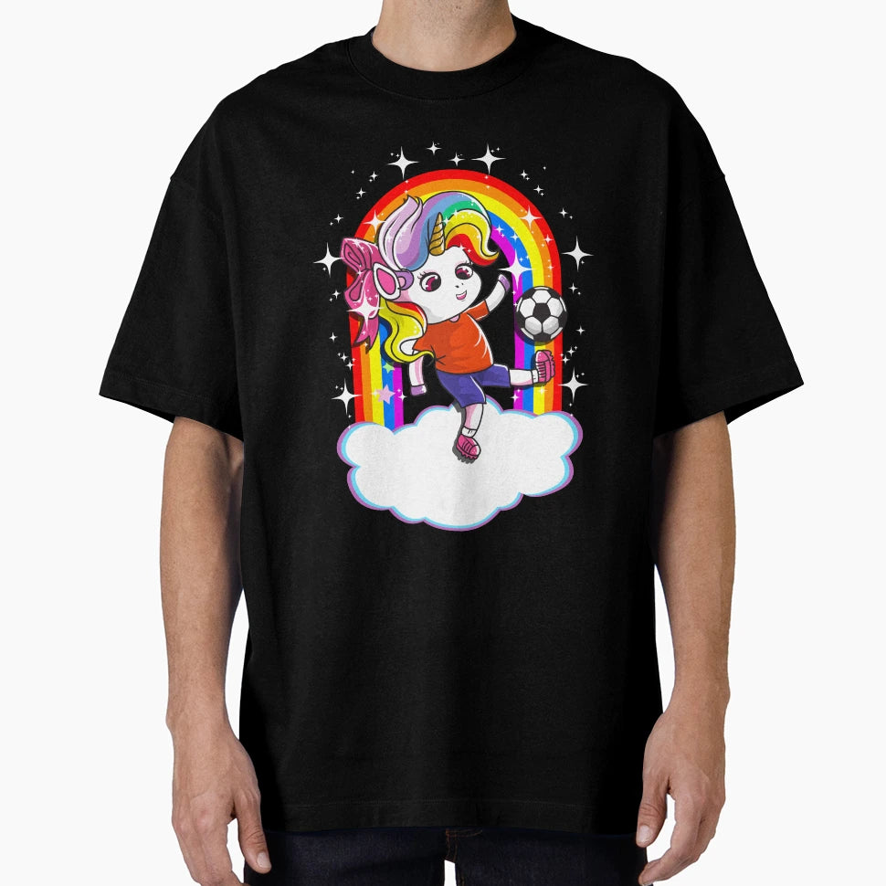 Unicorn Soccer Player Coach T-Shirt - Casual Everyday Wear for Adults - T-Shirt, Sweatshirt, Hoodie