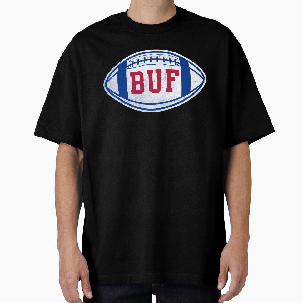 Buffalo Throwback Football T-Shirt - Fun Novelty Design Men Women - T-Shirt, Sweatshirt, Hoodie