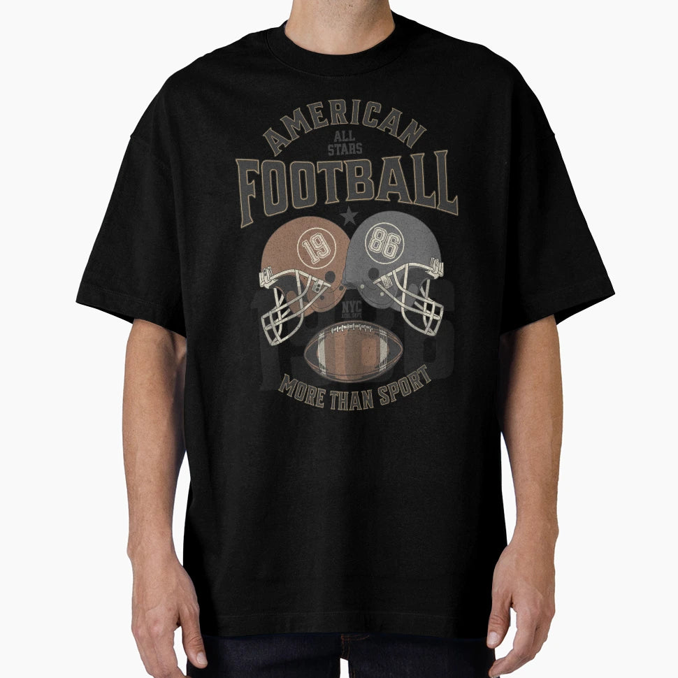 All Stars Nyc American Football 1986 T-Shirt - Novelty Apparel for Adults - T-Shirt, Sweatshirt, Hoodie