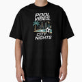 Pool Vibes City Nights T-Shirt - Minimalist Print for Adults - T-Shirt, Sweatshirt, Hoodie