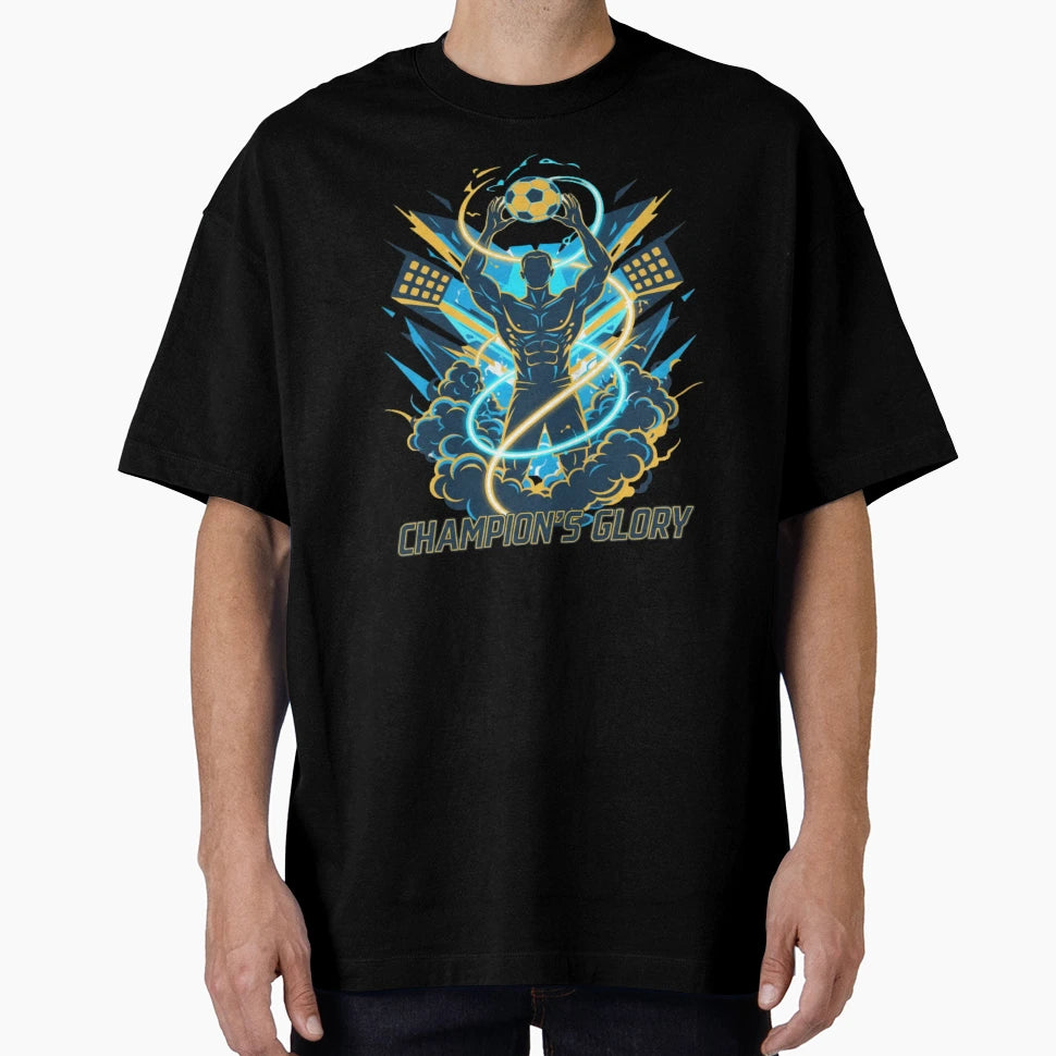 Champions Glory Football Victory T-Shirt - Fun Novelty Design for Adults - T-Shirt, Sweatshirt, Hoodie