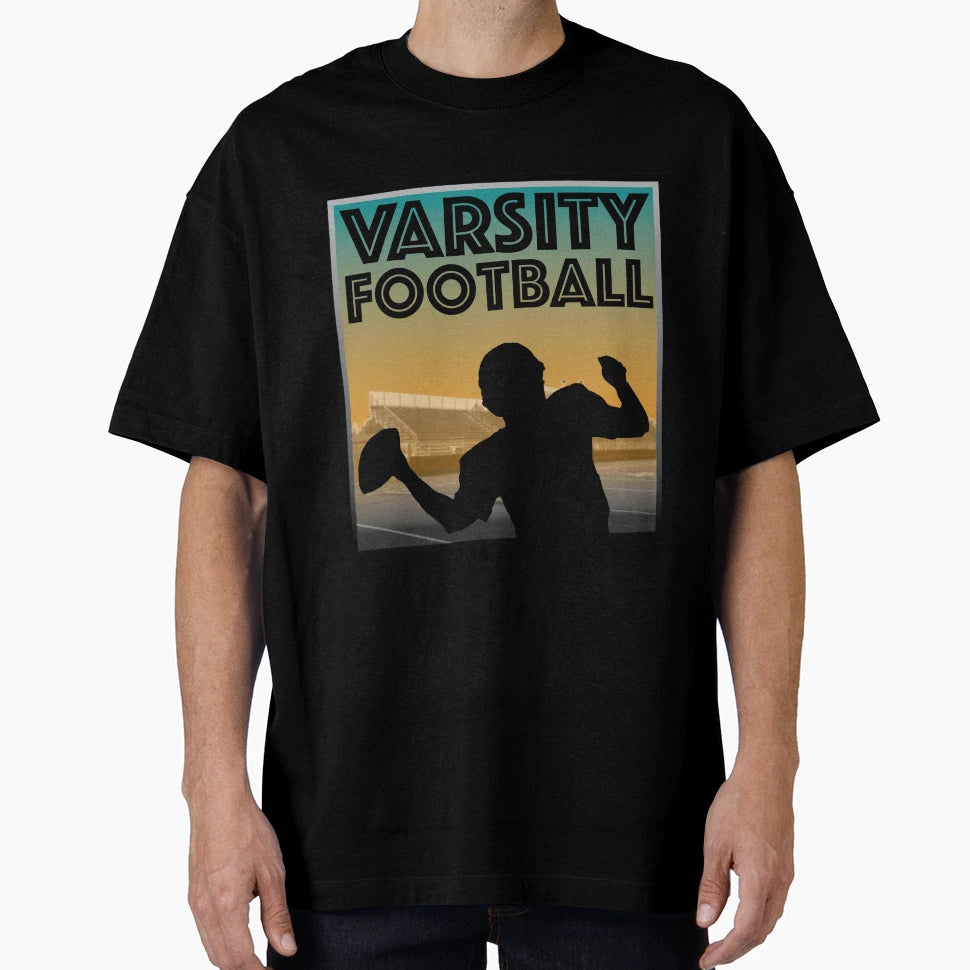 Varsity Football T-Shirt - Custom Art Print for Adults - T-Shirt, Sweatshirt, Hoodie