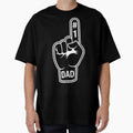 Mens Fathers Day 1 Dad Foam Finger T-Shirt - Graphic Print Unisex - T-Shirt, Sweatshirt, Hoodie