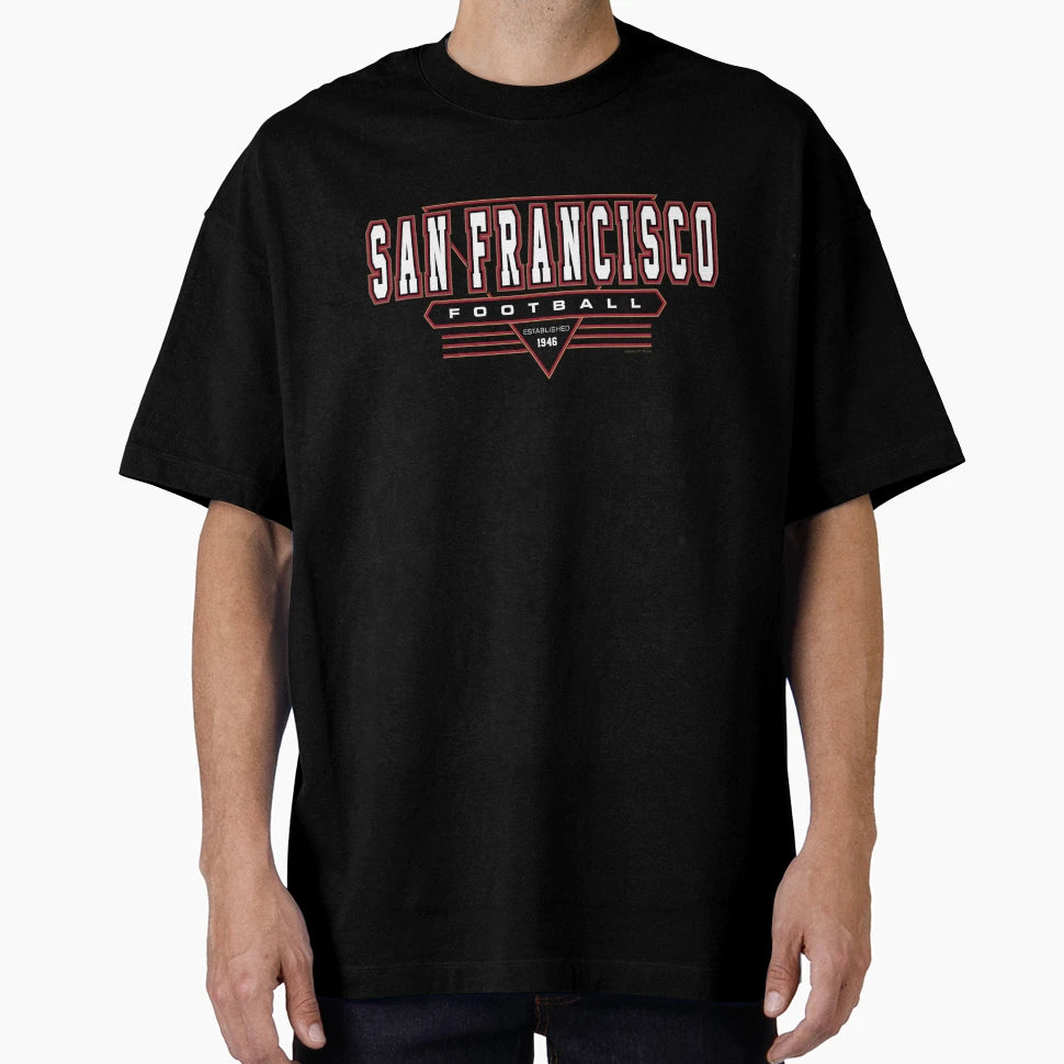 San Francisco Football 49Ers T-Shirt - Custom Art Print for Adults - T-Shirt, Sweatshirt, Hoodie