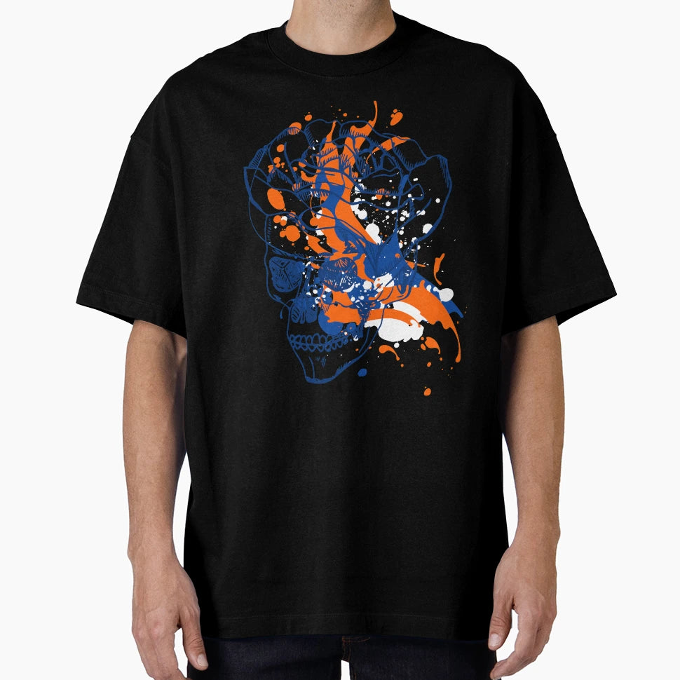Splash Skull T-Shirt - Novelty Apparel Unisex - T-Shirt, Sweatshirt, Hoodie