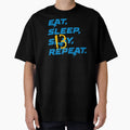 Eat Sleep T-Shirt - Trendy Graphic for Adults - T-Shirt, Sweatshirt, Hoodie